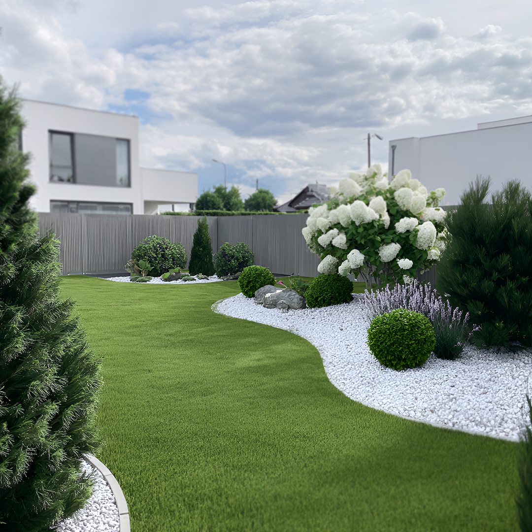 Terrassenbereich mit hochwertigem Belag